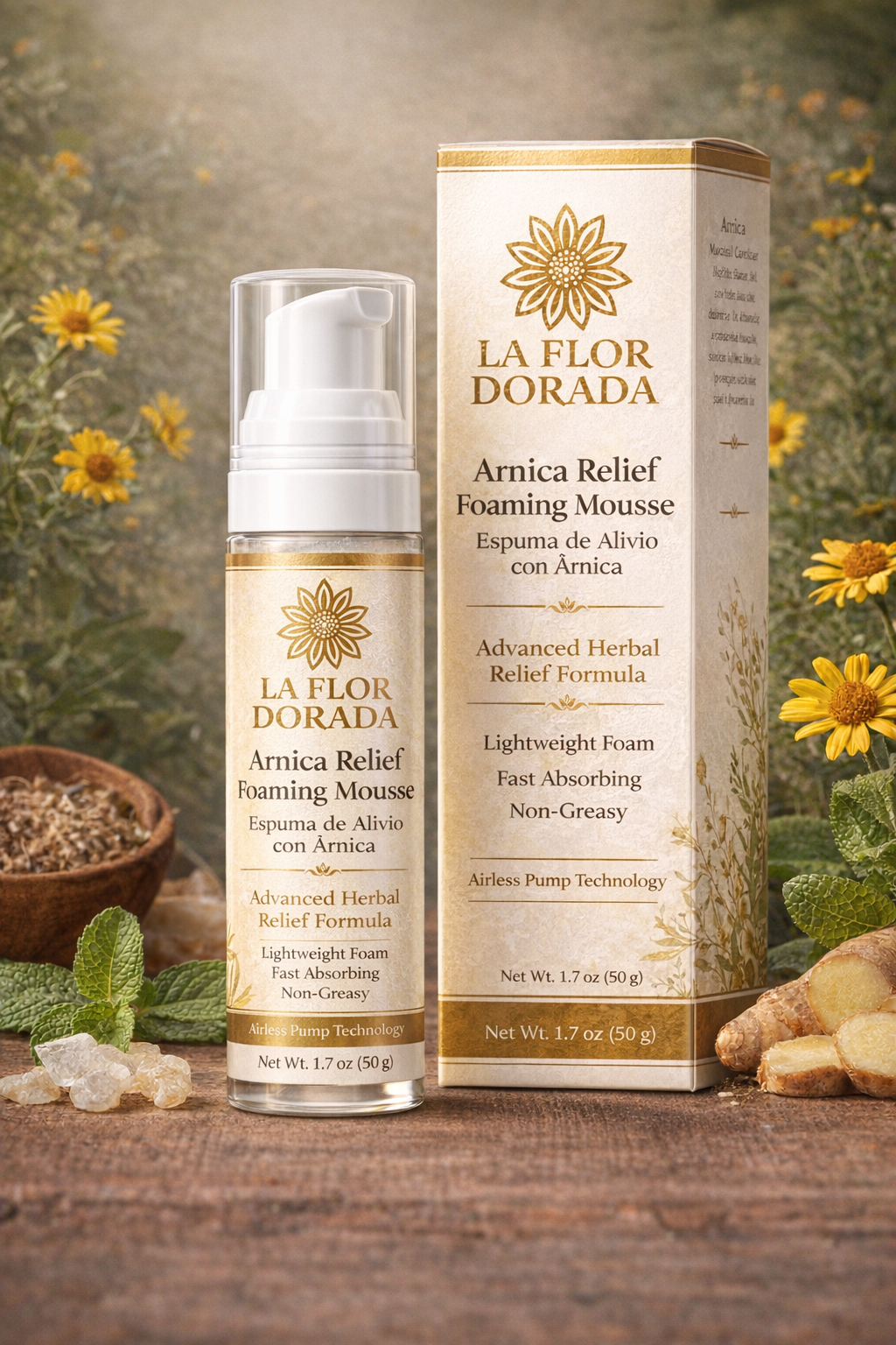 Arnica Relief Foaming Mousse